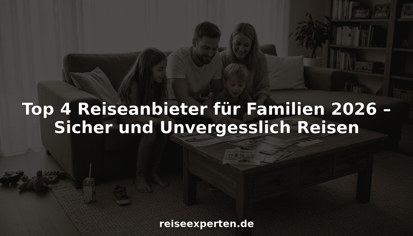 Top 4 Reiseanbieter für Familien 2026 – Sicher und Unvergesslich Reisen