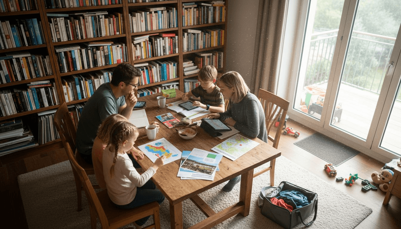 Familienurlaub entspannt gestalten Anleitung: Stressfrei planen