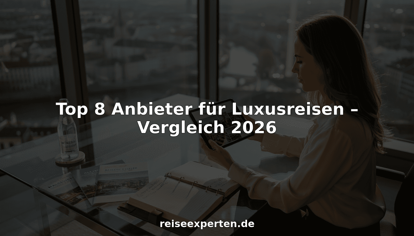 Top 8 Anbieter für Luxusreisen – Vergleich 2026