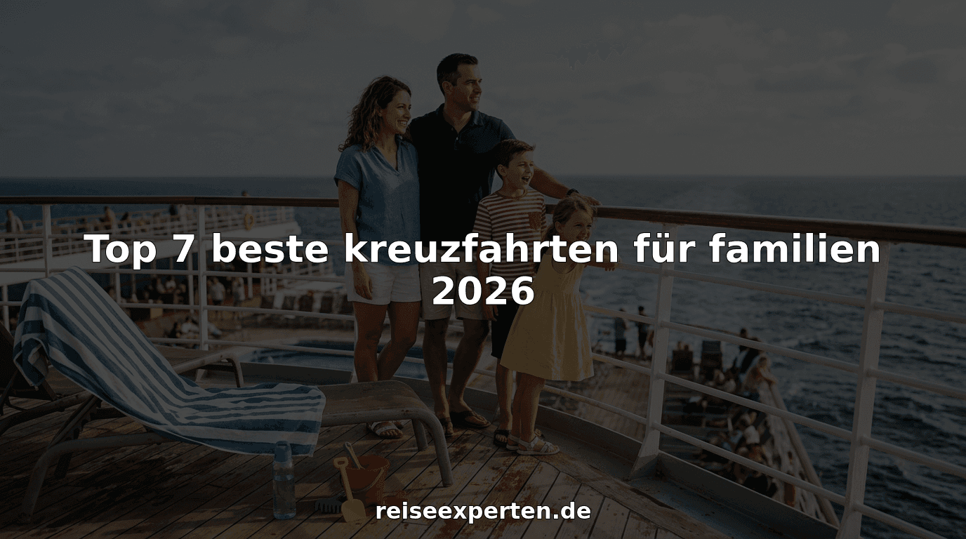 Top 7 beste kreuzfahrten für familien 2026