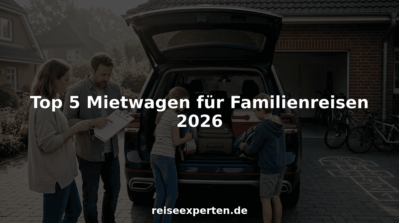Top 5 Mietwagen für Familienreisen 2026